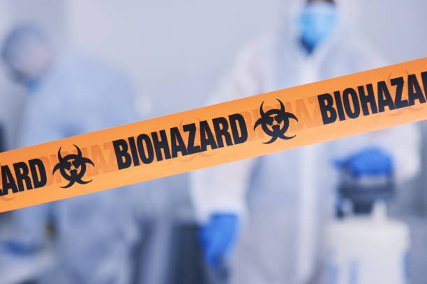 Professional Biohazard Cleanup technician working in Westley, CA